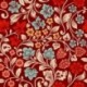Tissu Imprimé Georgette Rouge