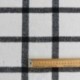 Tissu Lainage Turnberry Noir Et Blanc