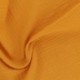 Tissu Francine Double Gaze Unie Moutarde 