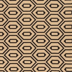 Tissu Viscose Fluide stretch Imprimée Géométrique Beige