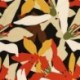 Tissu Viscose Rayonne Imprimée Feuilles