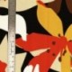 Tissu Viscose Rayonne Imprimée Feuilles