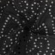 Tissu Broderie Anglaise Arabesque Noir 