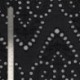 Tissu Broderie Anglaise Arabesque Noir 