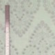 Tissu Broderie Anglaise Arabesque Vert Pale