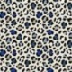 Tissu Jacquard Cougar Allover Bleu