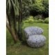 Tissu Jacquard Cougar Allover Bleu