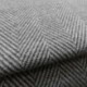 Tissu Manteau Chevron Gris 