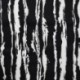 Tissu Coton Elastique Imprimé Rayure Noir blanc 