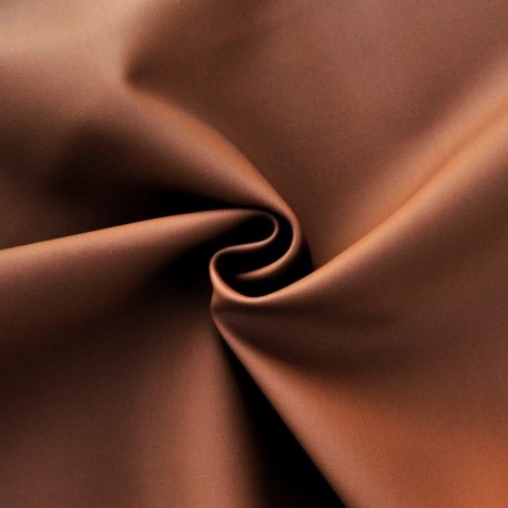 Tissu Cuero Aspect Simili Imperméable Camel 