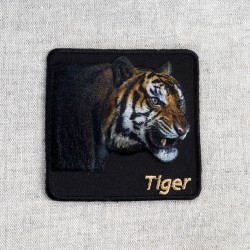 Ecusson animaux sauvages - Tiger