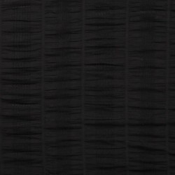 Tissu Coton Gaufré Brodé Julia Noir 