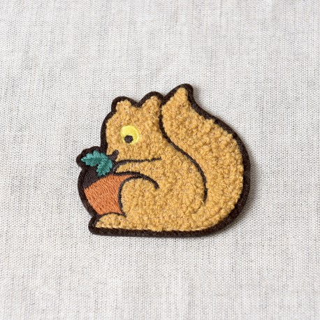Ecusson animaux en chenille - Ecureuil
