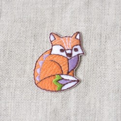 Ecusson theme foret - Renard