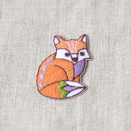 Ecusson theme foret - Renard