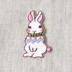 Ecusson theme foret - Lapin