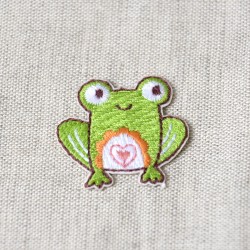Ecusson theme foret - Grenouille