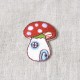Ecusson theme foret - Champignon