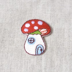 Ecusson theme foret - Champignon