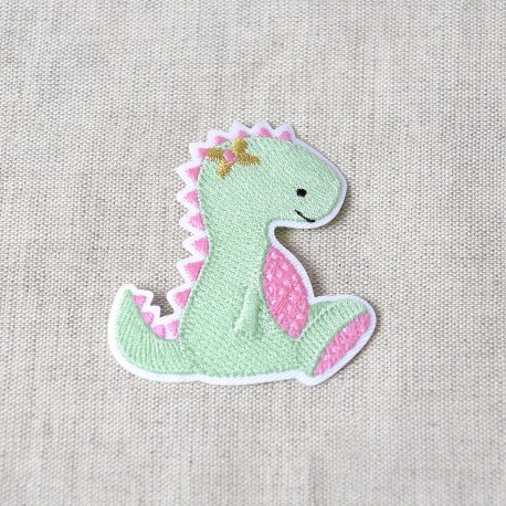 Ecusson animaux planete citron - Dinosaure