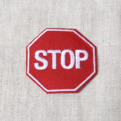 Ecusson panneau - Stop