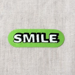 Ecusson smile - Vert