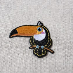 Ecusson oiseaux exotiques - Toucan