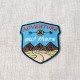 Ecusson theme montagne - Adventure out there