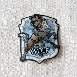 Ecusson blason animaux fantastiques - Wolf