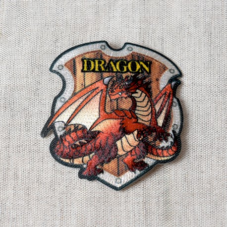 Ecusson blason animaux fantastiques - Dragon