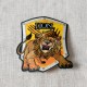 Ecusson blason animaux fantastiques - Lion