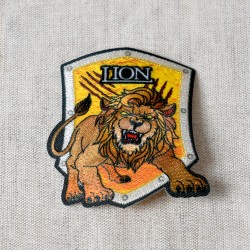 Ecusson blason animaux fantastiques - Lion