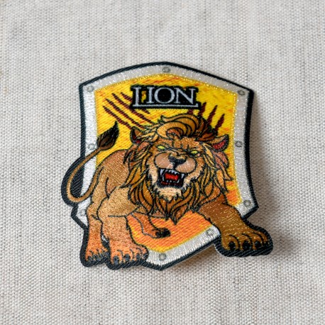 Ecusson blason animaux fantastiques - Lion