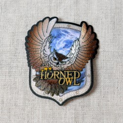 Ecusson blason animaux fantastiques - Horned owl
