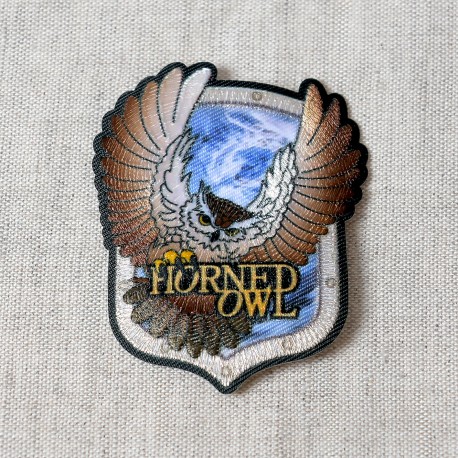 Ecusson blason animaux fantastiques - Horned owl