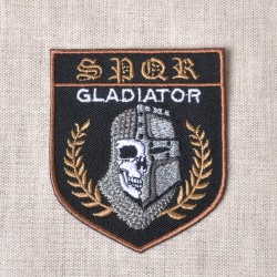 Ecusson blason tete de mort - Gladiator