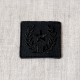 Ecusson badge etoile laurier - Noir