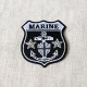 Ecusson blason marine - Noir