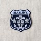 Ecusson blason marine - Bleu