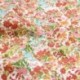 Tissu Coton Imprimé Esteve Rouge