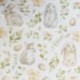 Tissu Toile Clover Imprimé Lapins Blanc 