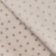 Tissu Popeline Imprimée Soleil Sable