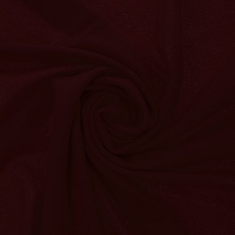 Tissu Scuba Crepe Uni Prune 