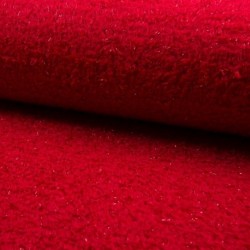 Tissu Mouton Brillant Rouge 