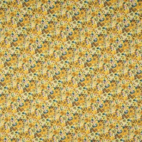 Tissu Miroglio Print Jaune