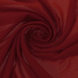 Tissu Claudine Uni Bordeaux 