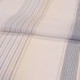 Tissu Etamine Rayée Paros Lurex Bleu 