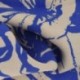 Tissu Viscose Imprimée Bleu