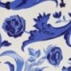Tissu Fluide Imprimé Bleu