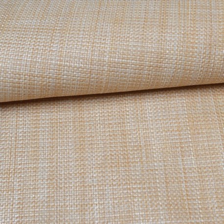 Tissu Raffia Imitation Raphia Naturel